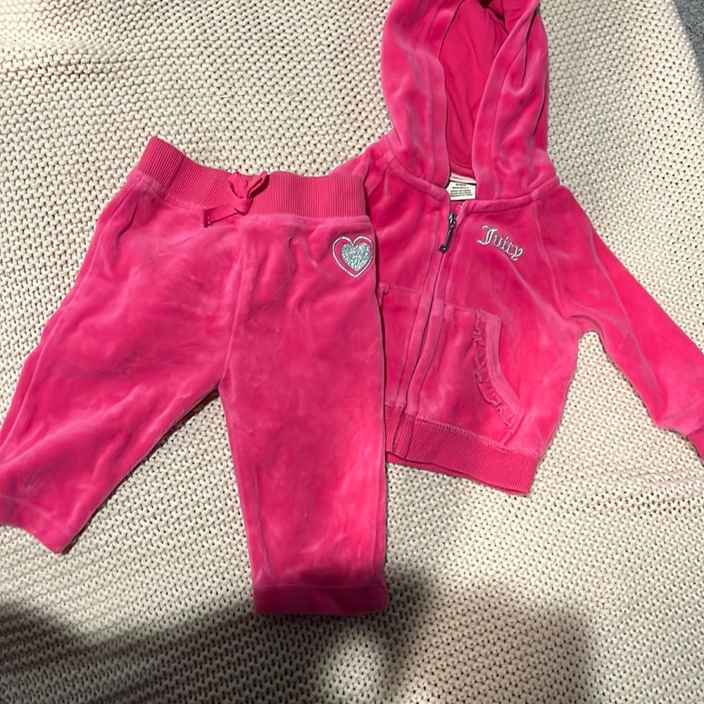 Baby Juicy Couture Velour Tracksuit (3-6M)